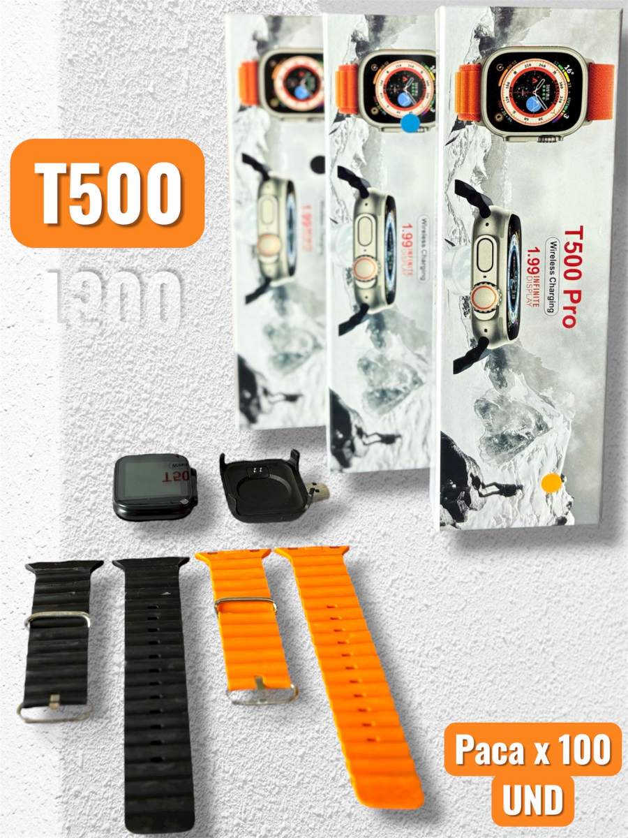 RELOJ T500 ULTRA CON DOBLE PULSO