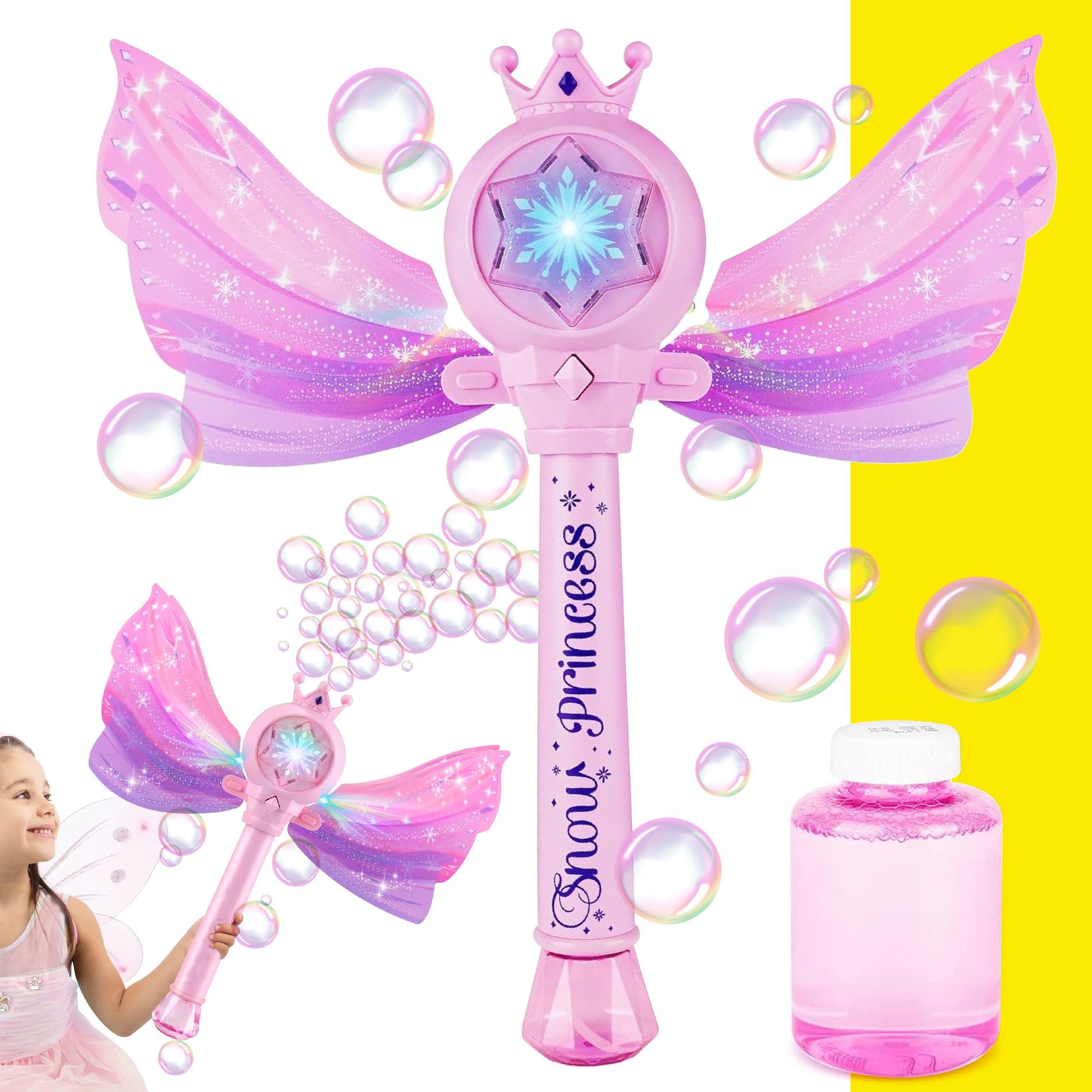 Miniatura 2 de Juguete Varita Mágica Princesa Burbujeo