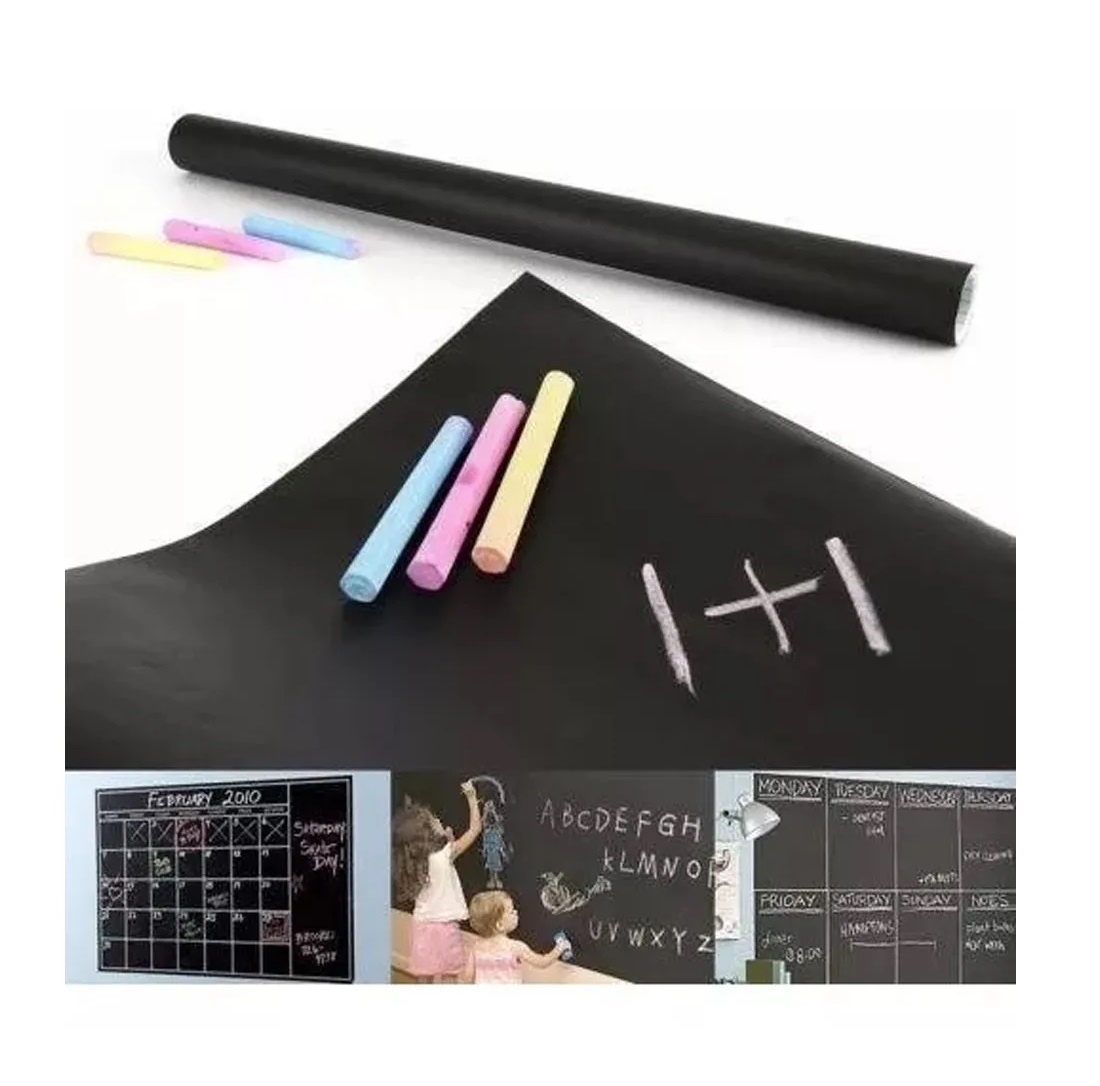 Combo Papel Pizarra Negro y Blanco