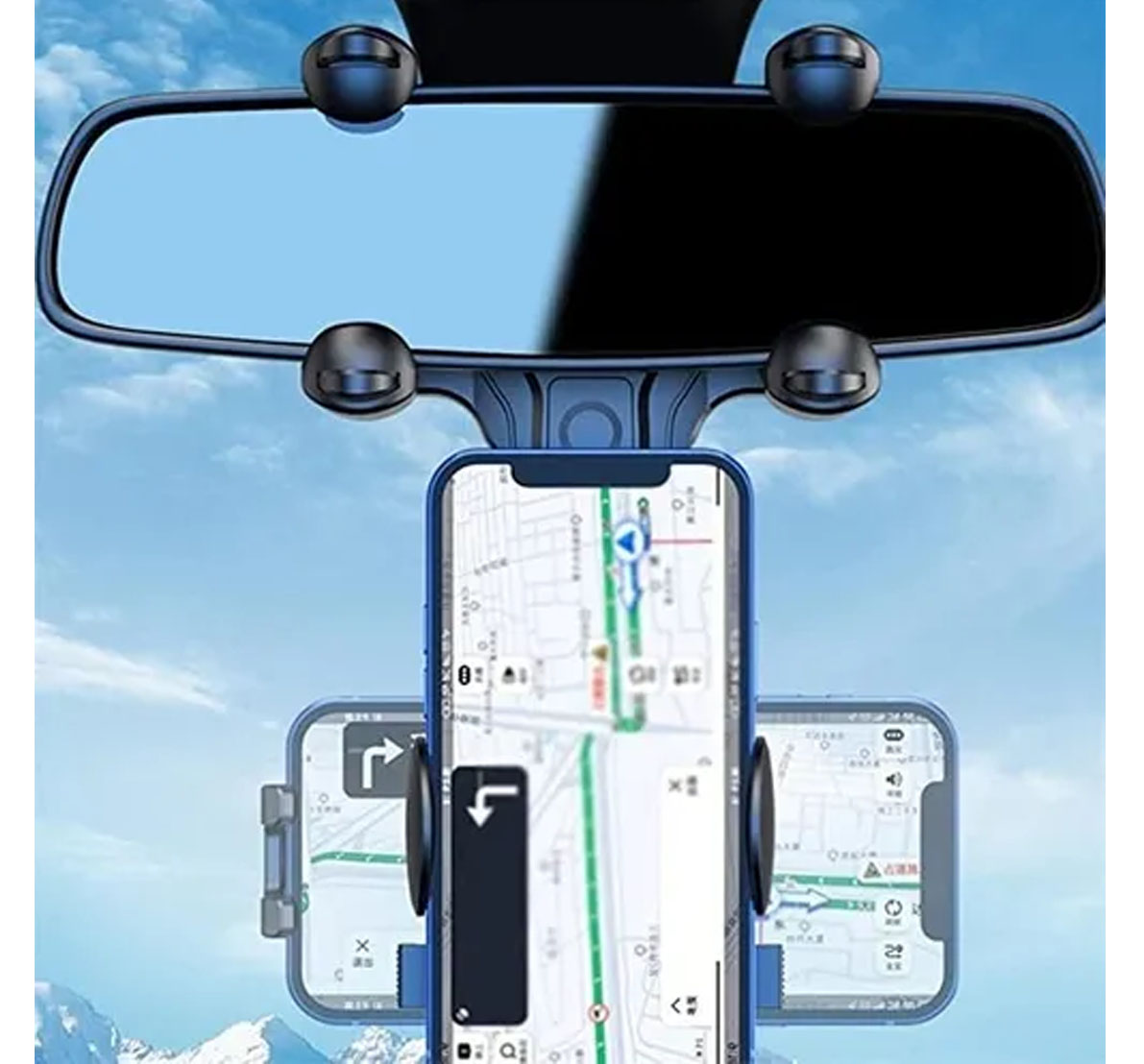 Miniatura 3 de SOPORTE CELULAR ESPEJO CARRO PENDULO