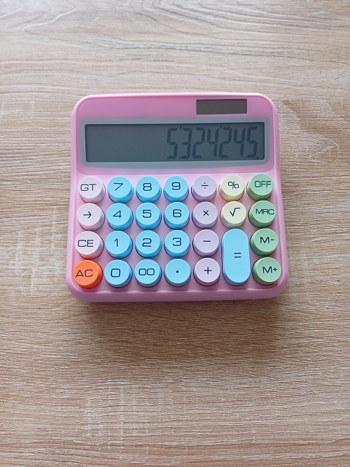 Miniatura 4 de CALCULADORA  DE ESCRITORIO COLOR ROSADO