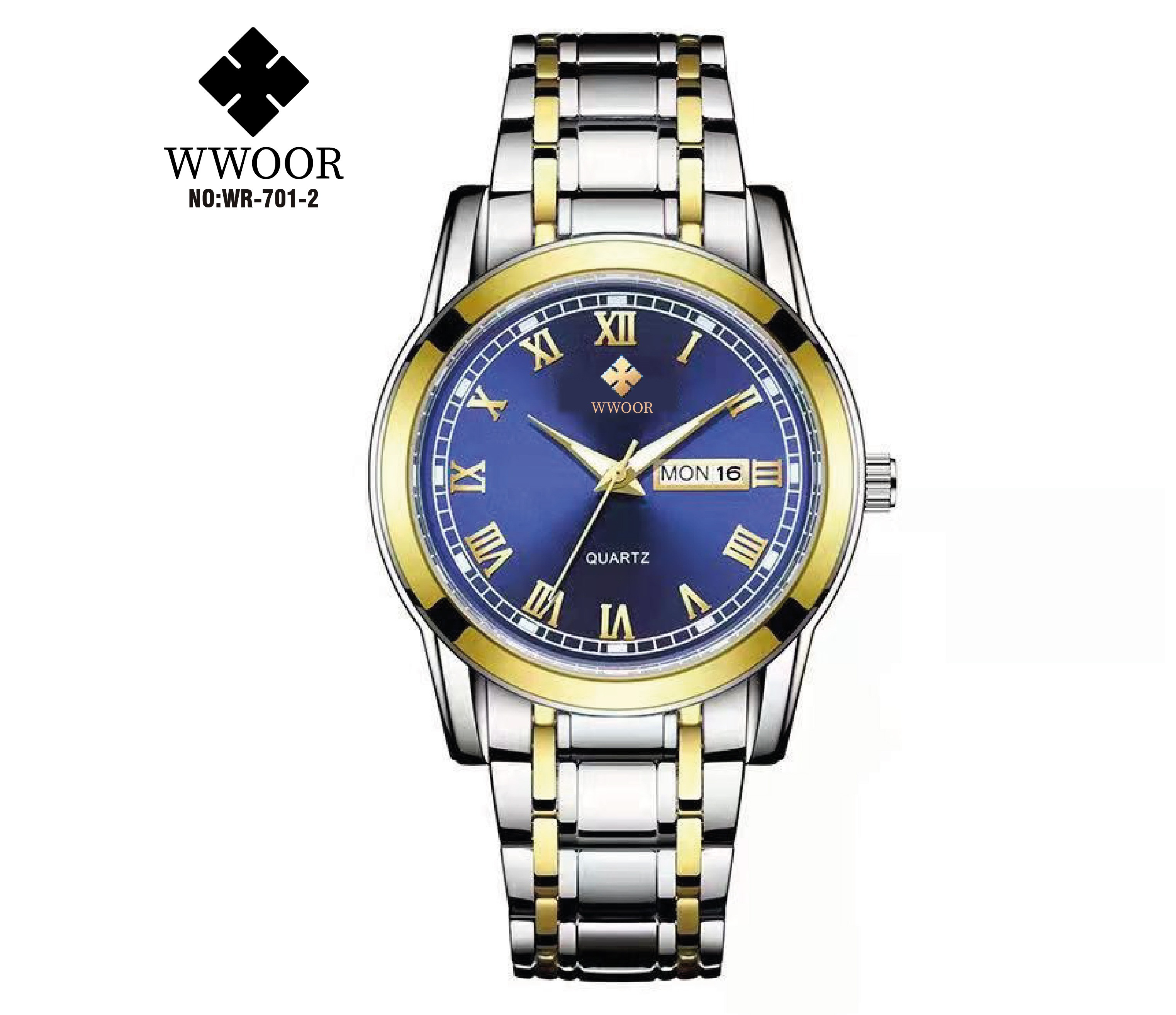 Miniatura 4 de NO:WR-701-2RELOJ WWOOR DOBLE CALENDARIO