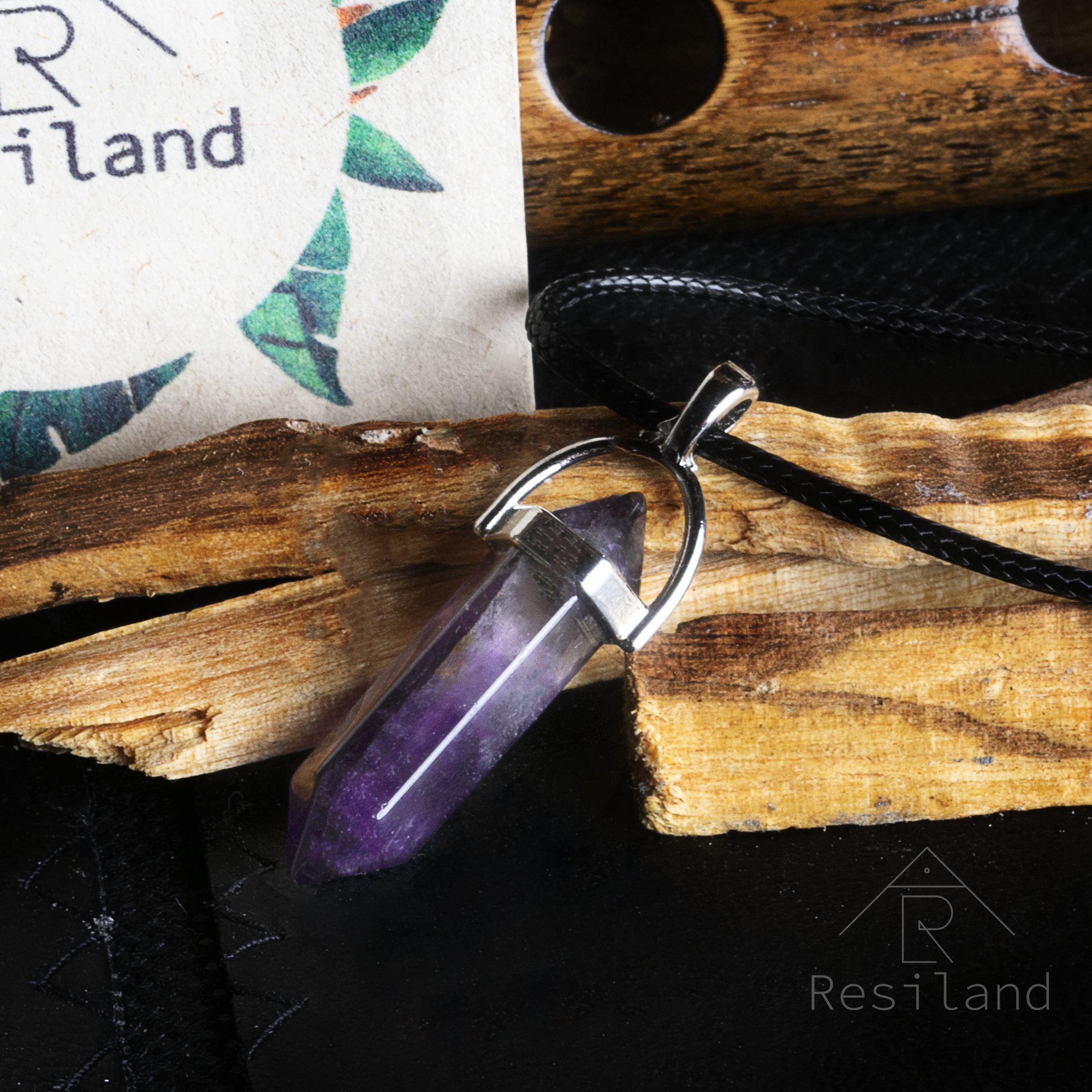 Miniatura 2 de Combo Amatista Pulsera + Colgante