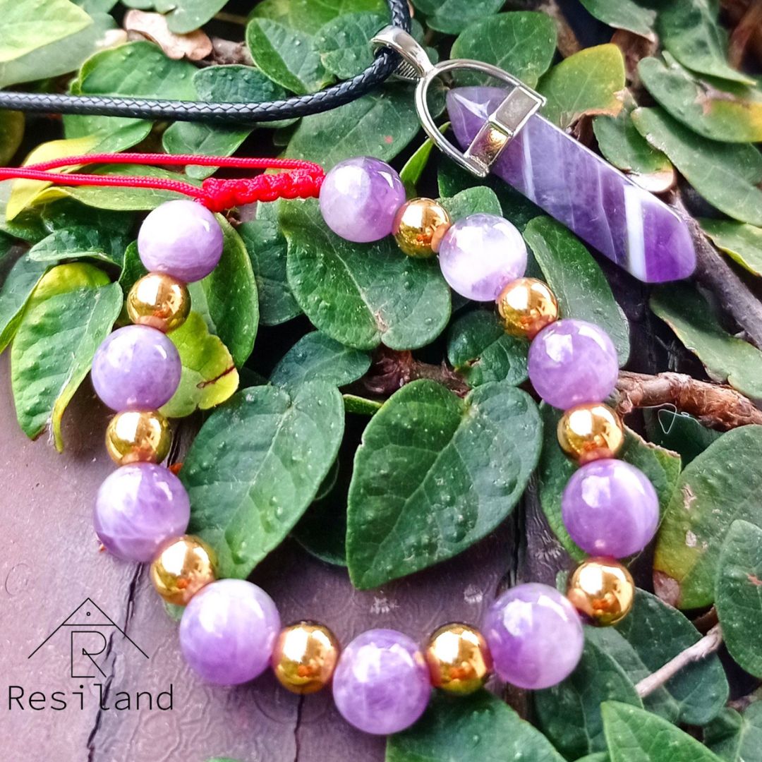 Miniatura 6 de Combo Amatista Pulsera + Colgante