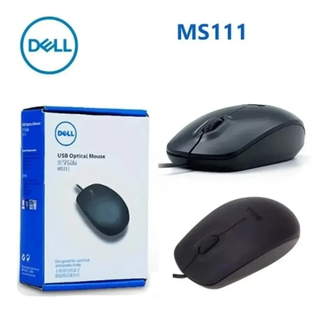 Miniatura 3 de Mouse Cable Usb Optical Ms111 Diseño 100