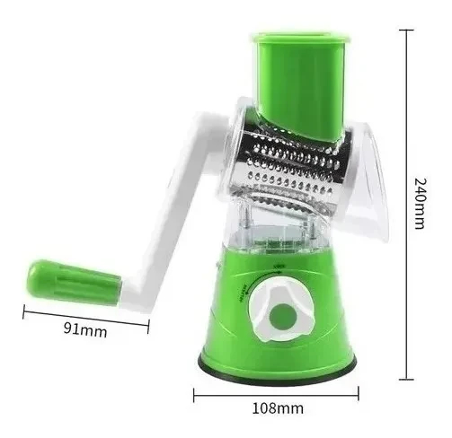 Miniatura 3 de Molino Multi Rayador Picador 3 Tambores