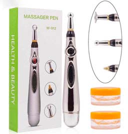 Miniatura 3 de Lápiz Acupuntura Electrónico 3 Cabezales