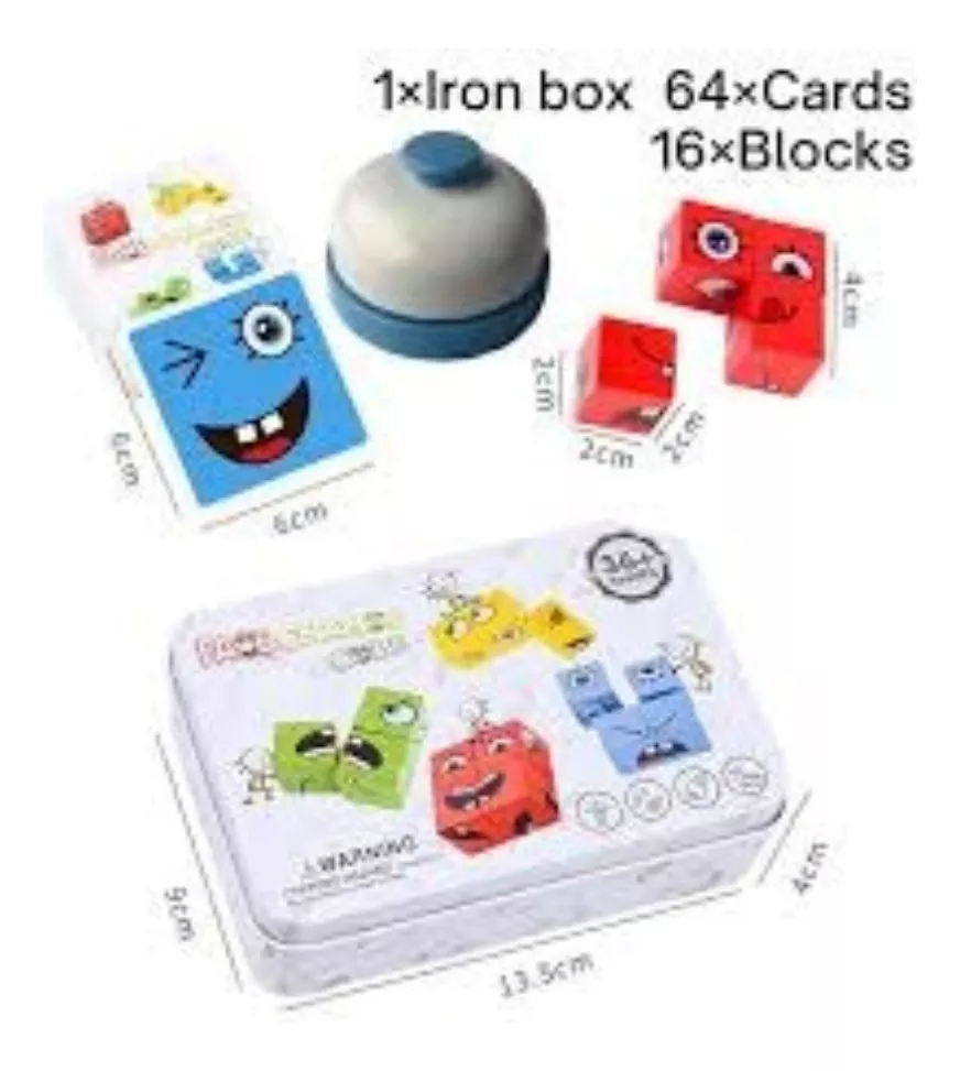 Miniatura 3 de Juego cubos cambia rostros+Timbre