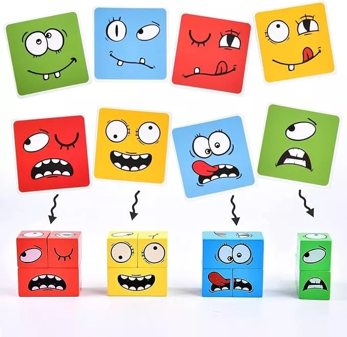 Miniatura 2 de Juego cubos cambia rostros+Timbre