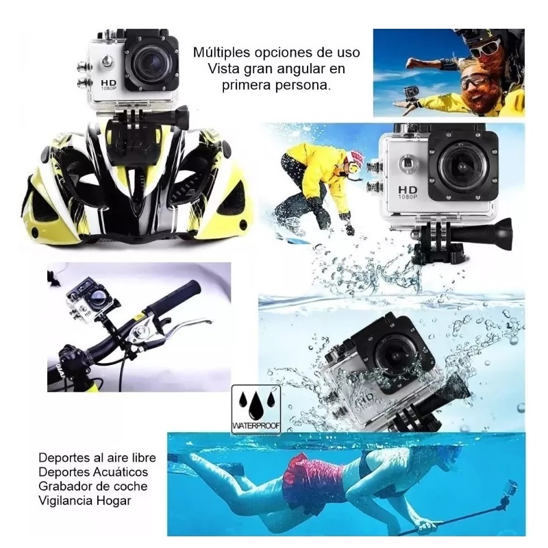 Miniatura 6 de CAMARA DEPORTIVA GO PRO HD