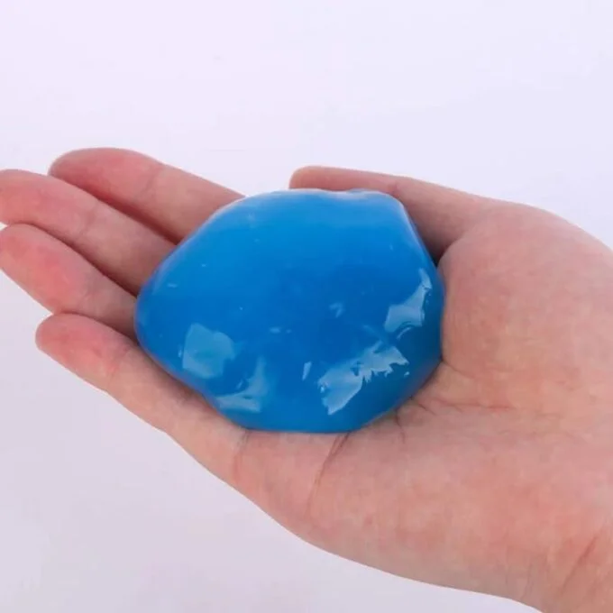 Slime bolsa goma limpiador