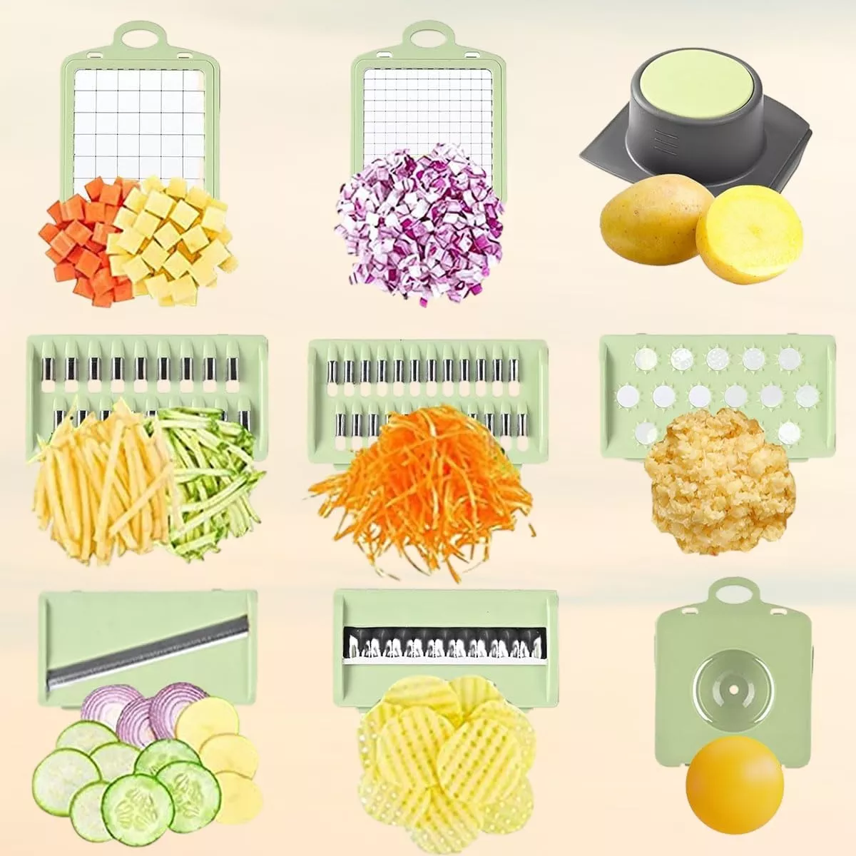 Miniatura 3 de Cortador Verduras 9 En 1