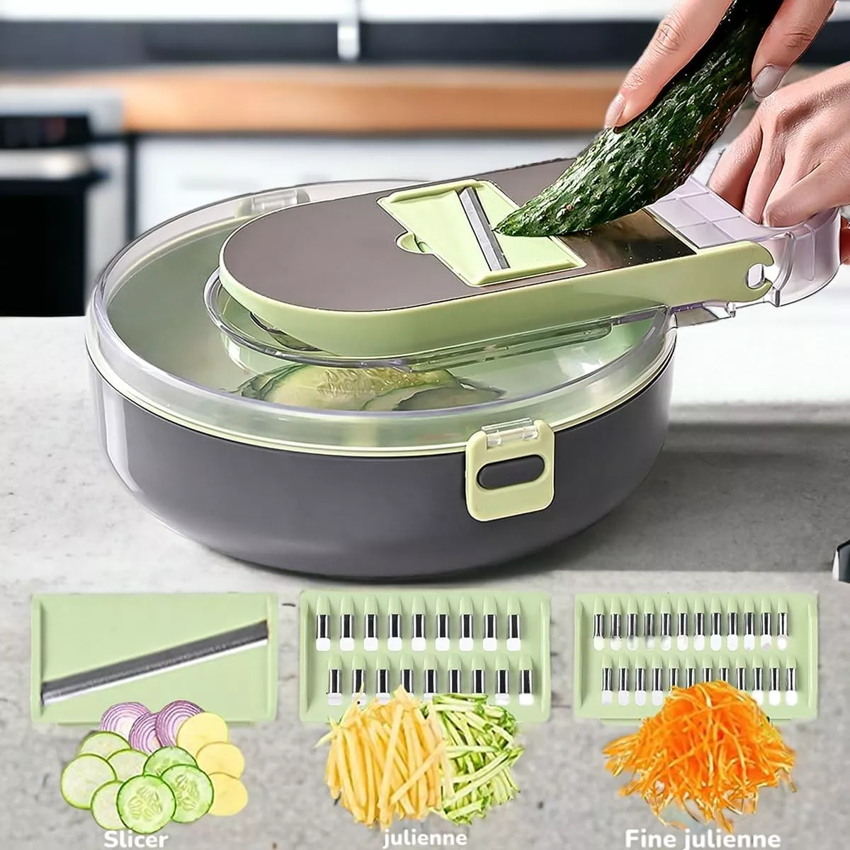 Miniatura 5 de Cortador Verduras 9 En 1