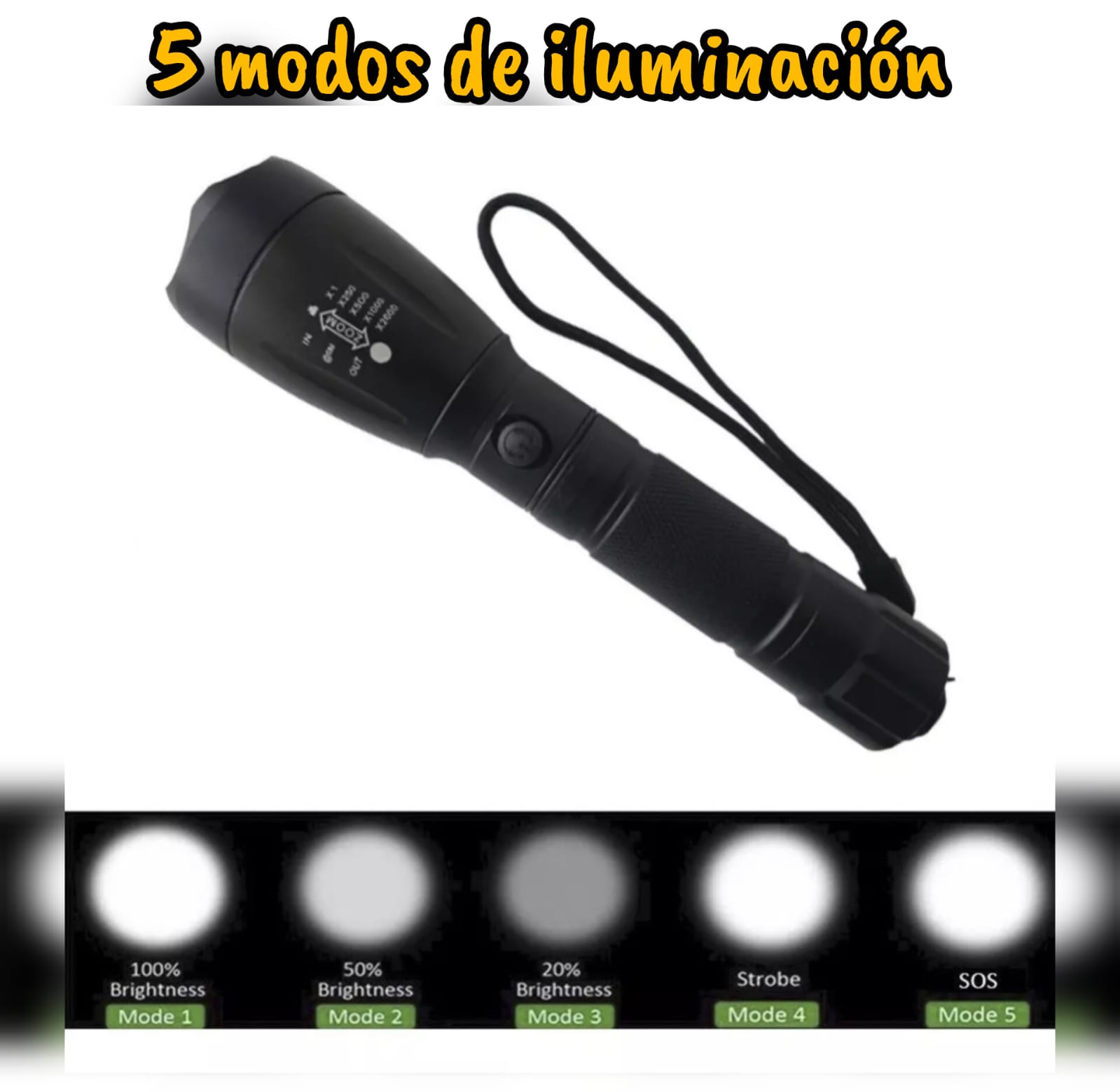 Miniatura 4 de LINTERNA LARGO ALCANCE