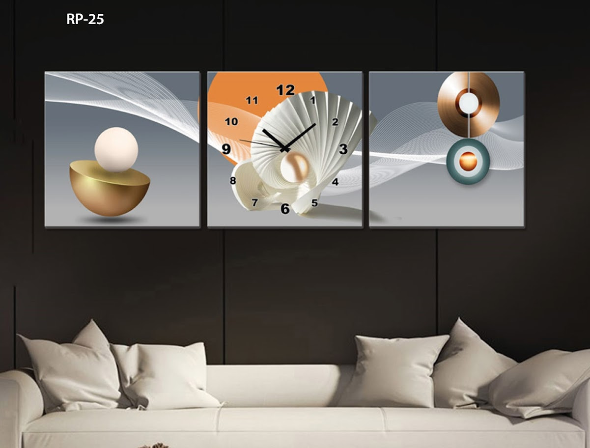 RP-25 RELOJ PARED ESTILO POLIPTICO 3 PIE