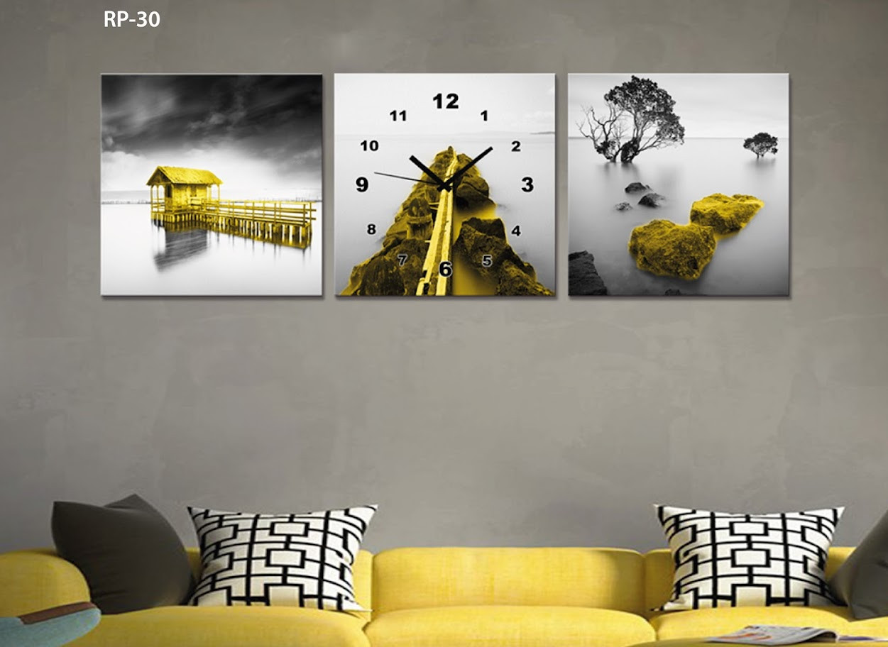 RP-30 RELOJ PARED ESTILO POLIPTICO 3 PIE