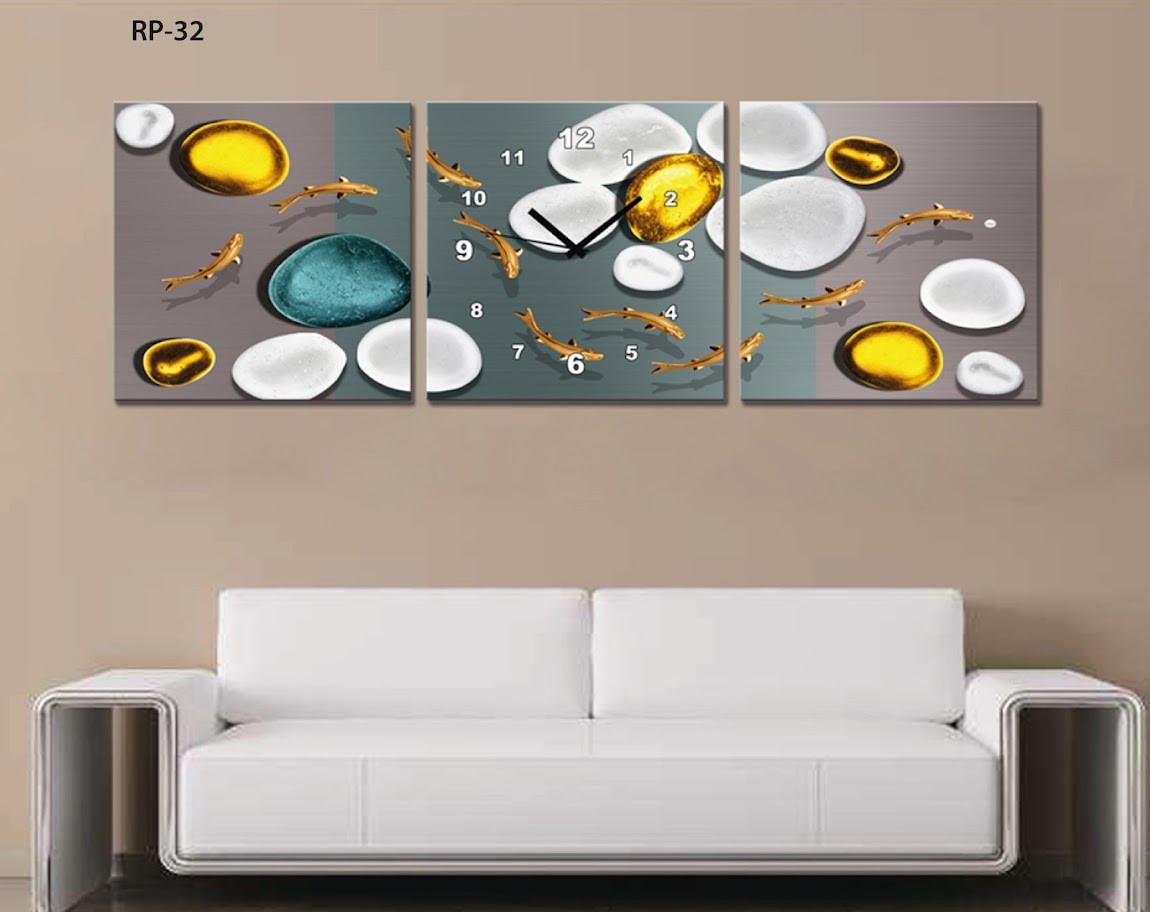 RP-32 RELOJ PARED ESTILO POLIPTICO 3 PIE