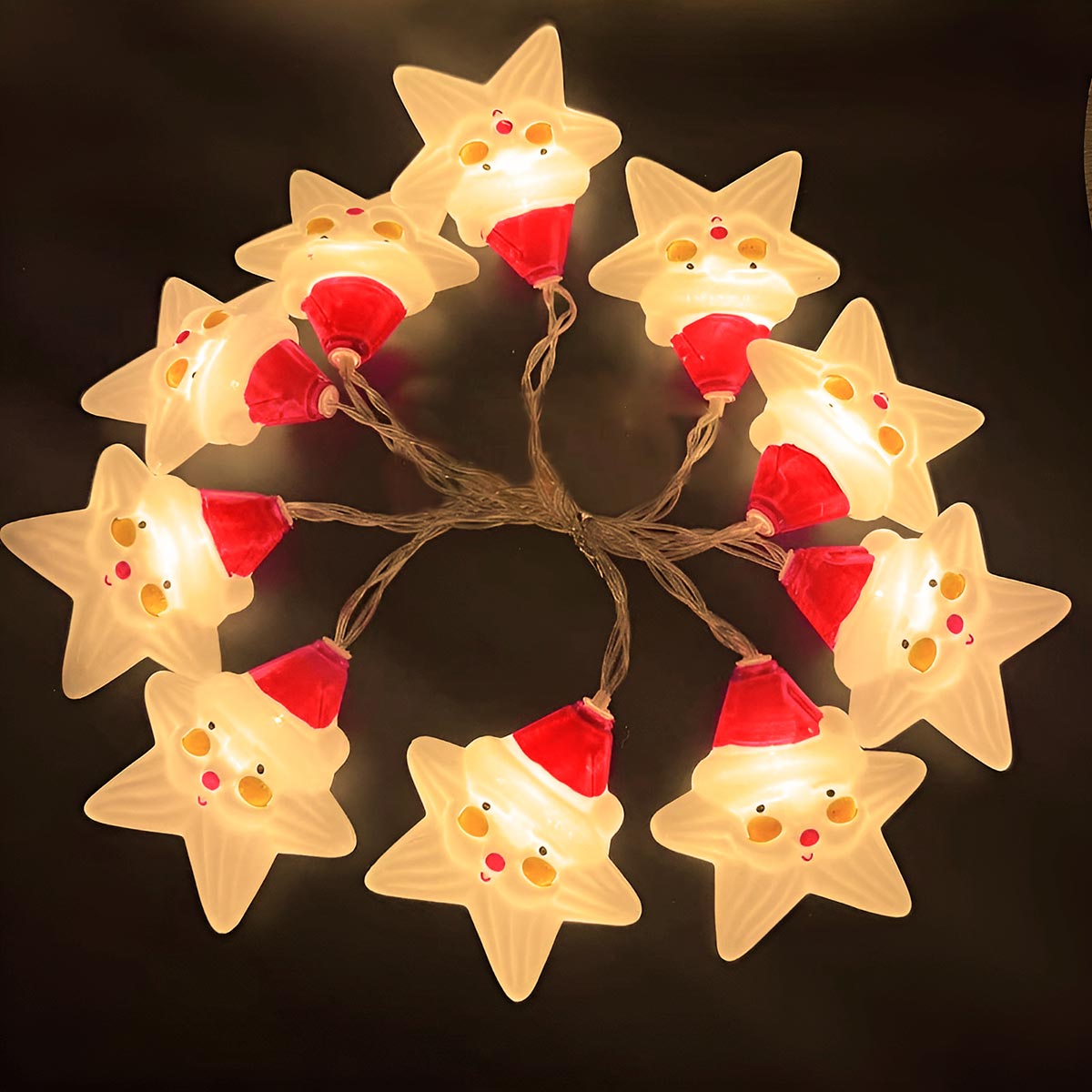 Miniatura 4 de Guirnalda LED Navidad Papa Noel S4044