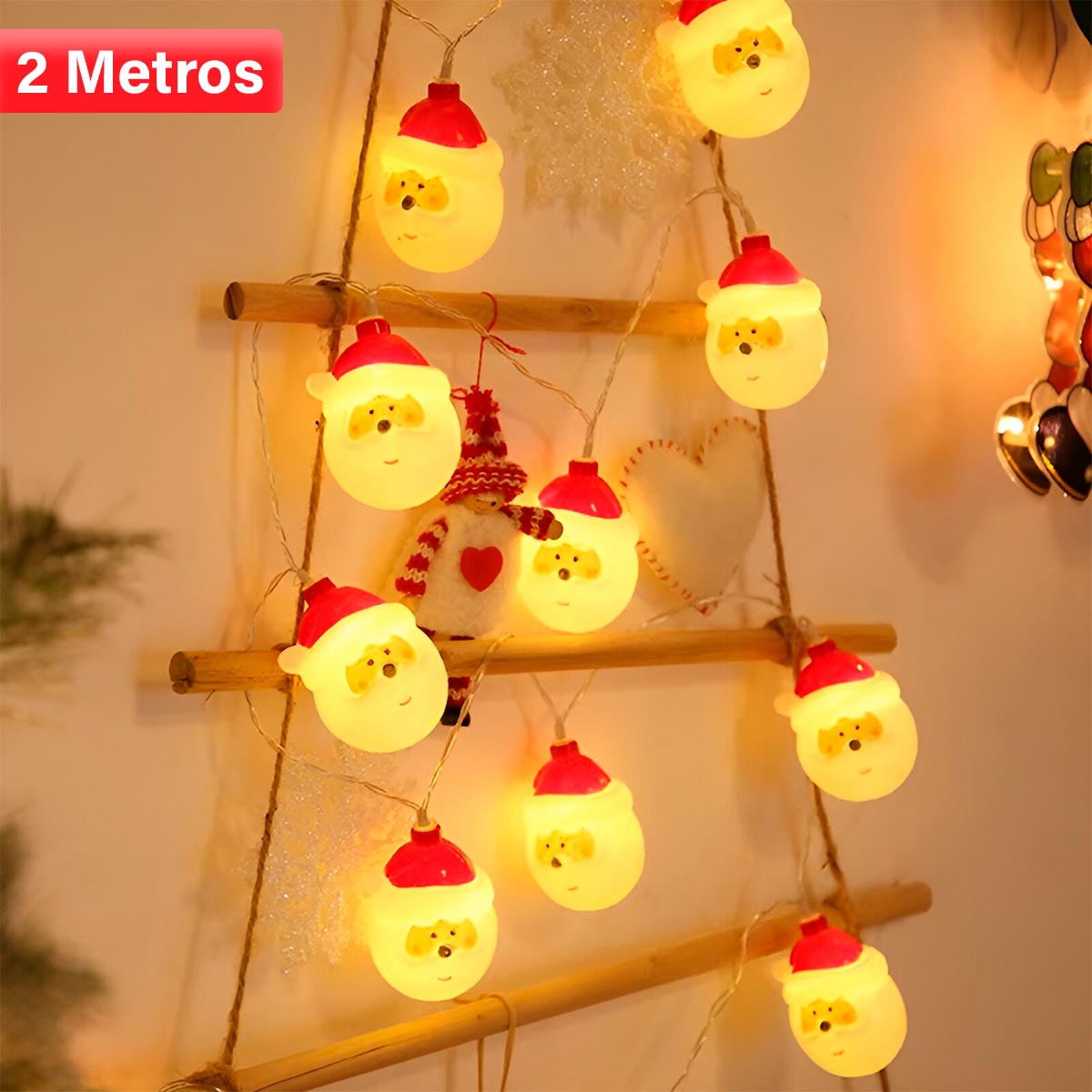 Guirnalda LED Navidad Papa Noel S4036