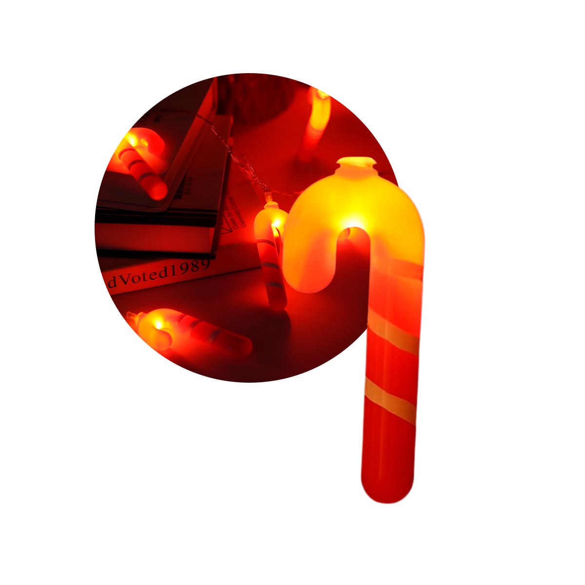 Miniatura 6 de Guirnalda LED Navidad Bastones S4050