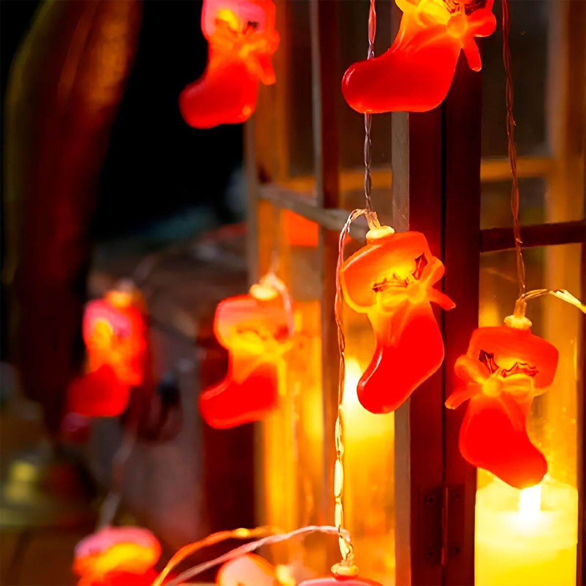 Miniatura 2 de Guirnalda LED Navidad Botas S4047