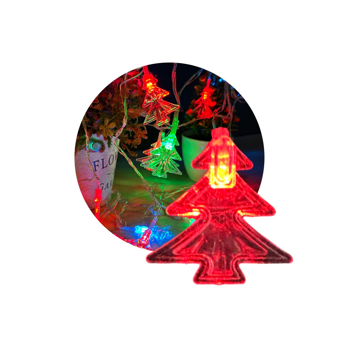 Miniatura 3 de Guirnalda LED 4 M Navidad Arboles S3955