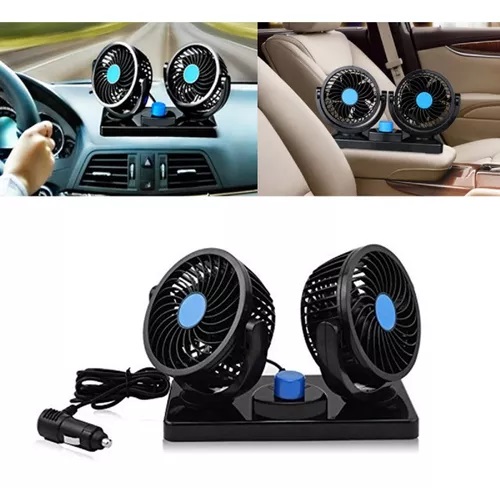Ventilador Para Carro 2 Cabezas