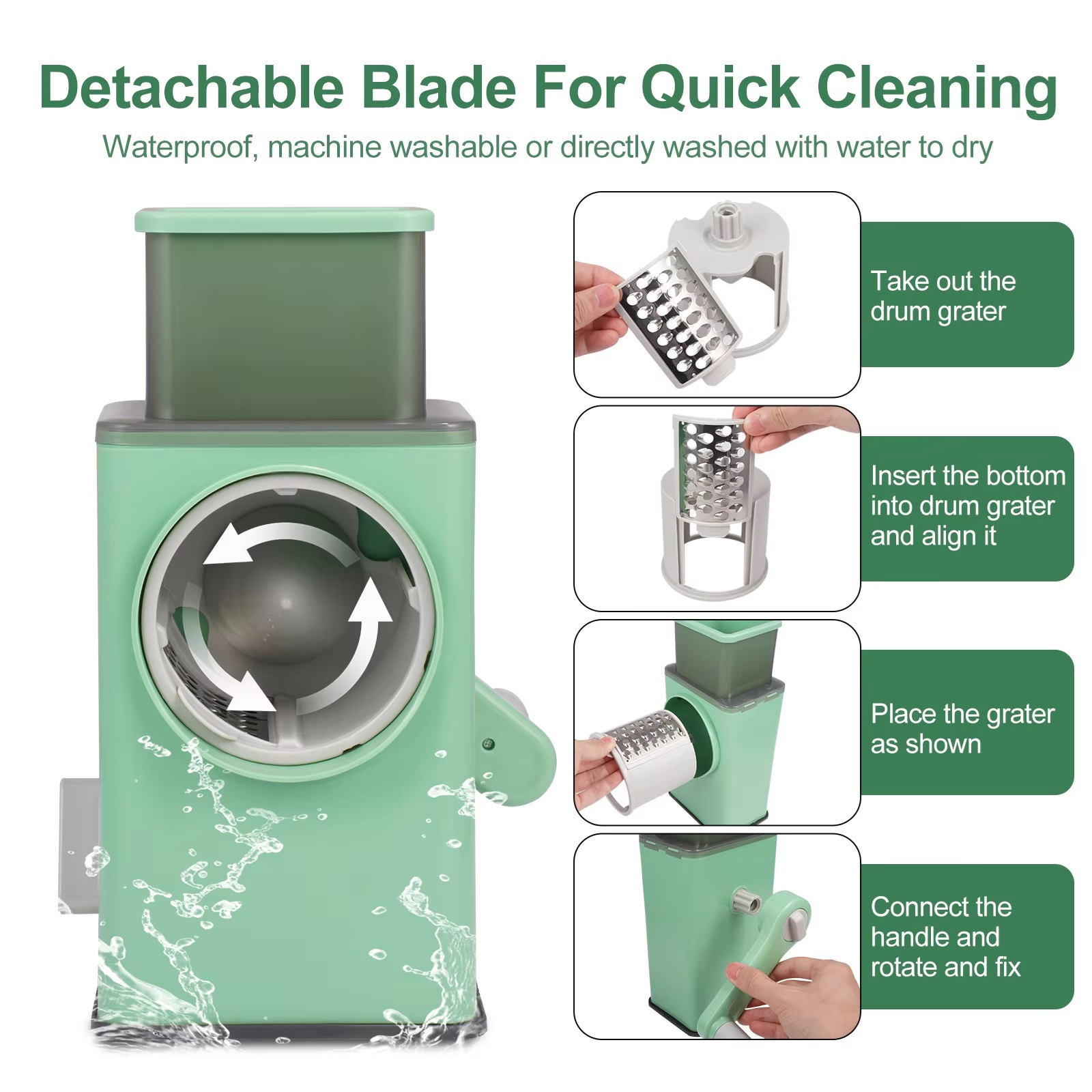 Miniatura 4 de Molino Rallador De Vegetales