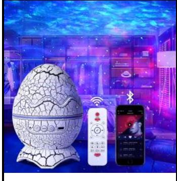 Miniatura 4 de PROYECTOR NEBULOSA HUEVO PARLANTE