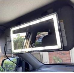 Miniatura 1 de ESPEJO CON LUZ LED PARA CARRO