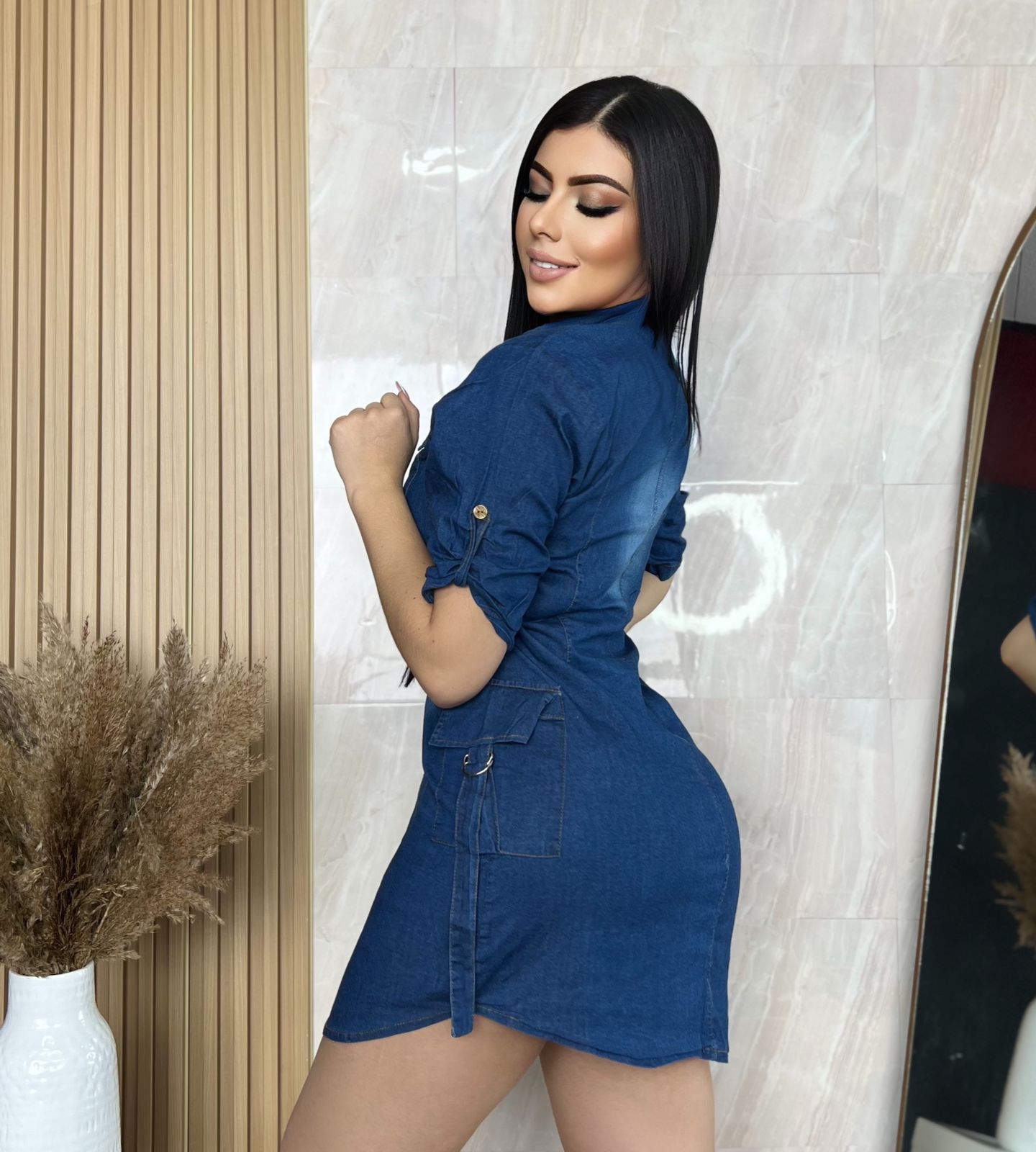 Vestido en Jean H168 Cargo: ¡Estilo y Comodidad al Máximo!