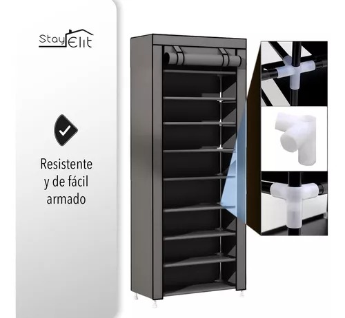 Organizador Zapatero 10N Armable Tela