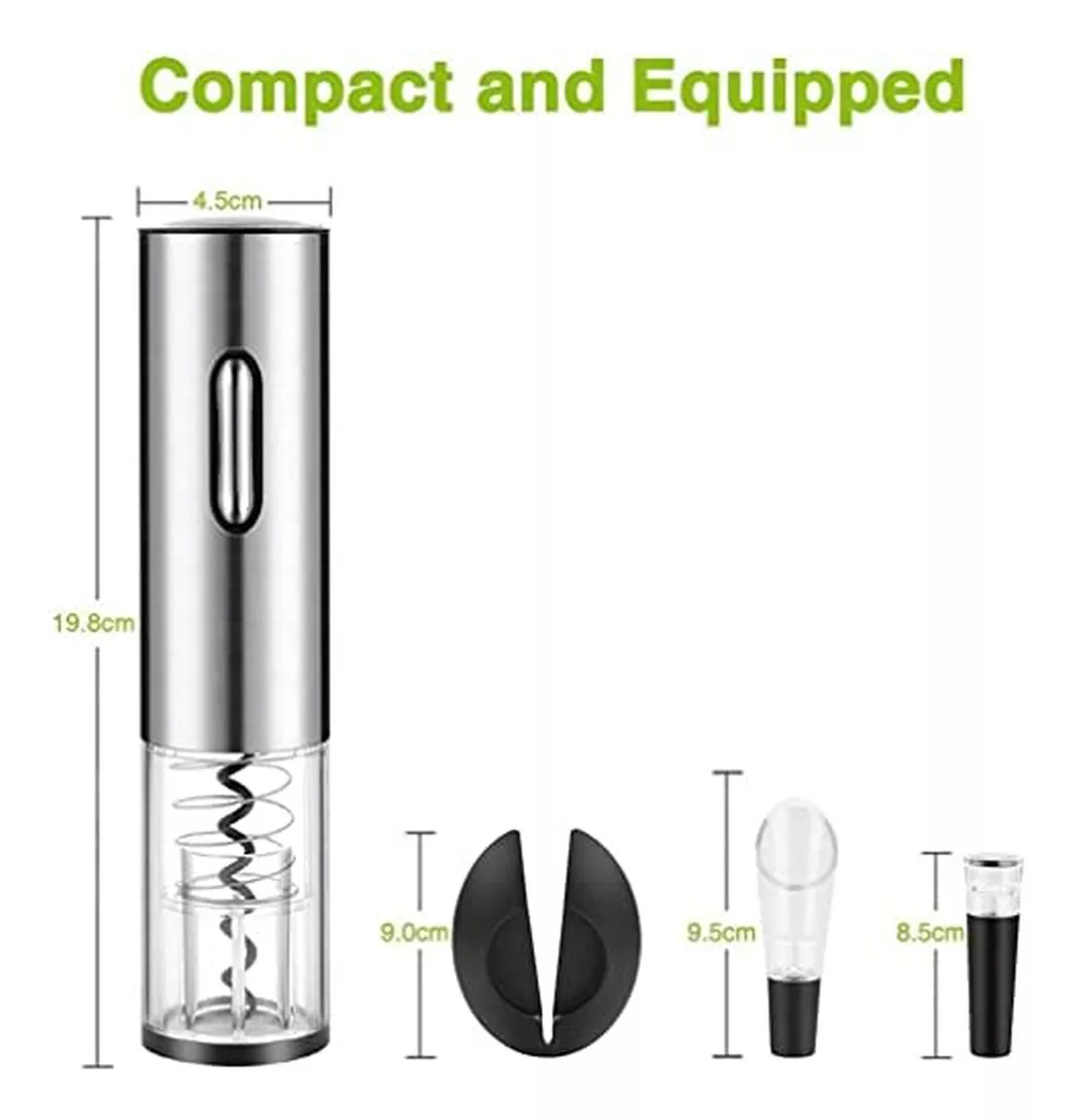 Miniatura 2 de Sacacorcho Portatil Electrico 4 En 1