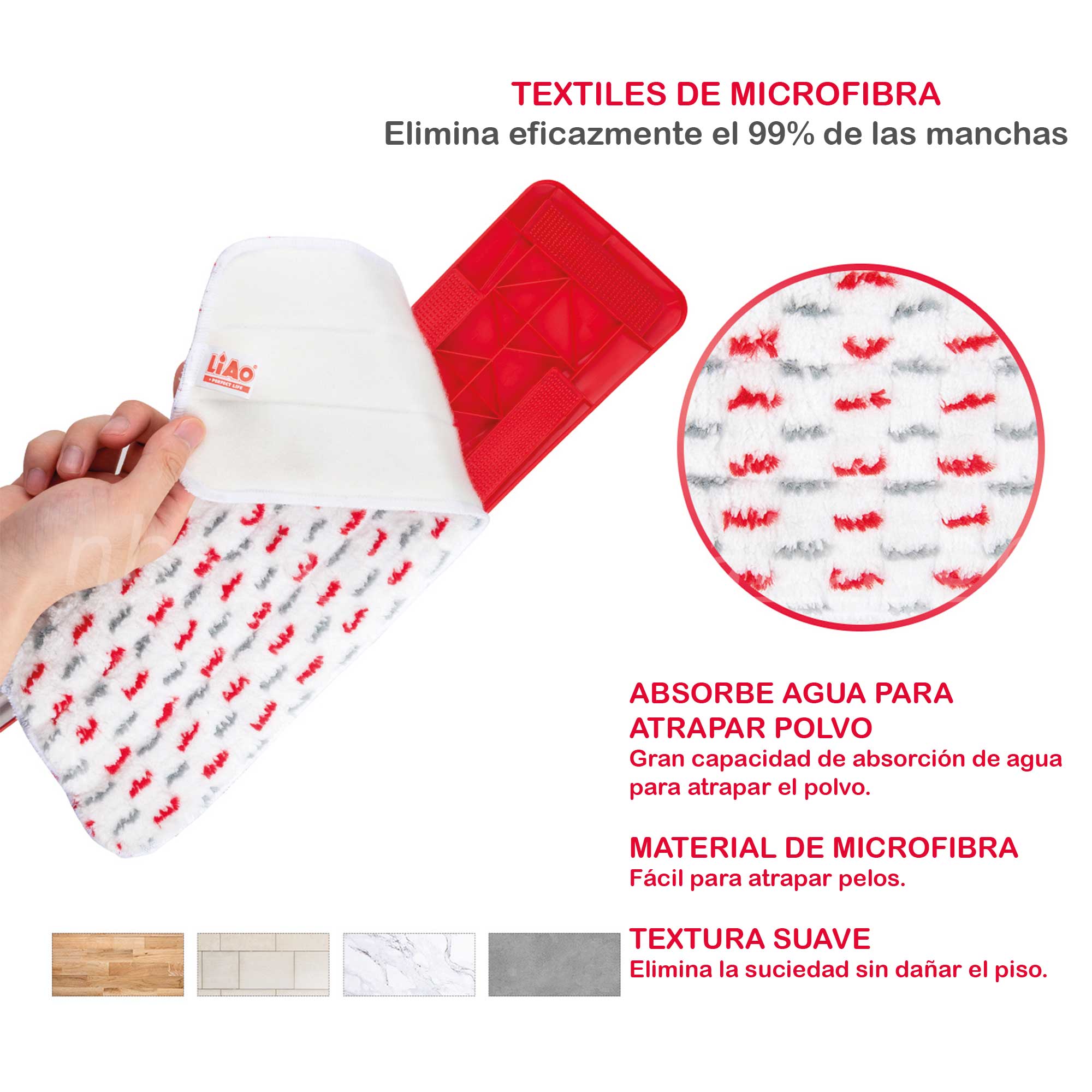 Miniatura 10 de Trapero Mopa Microfibra Spray 500 Ml