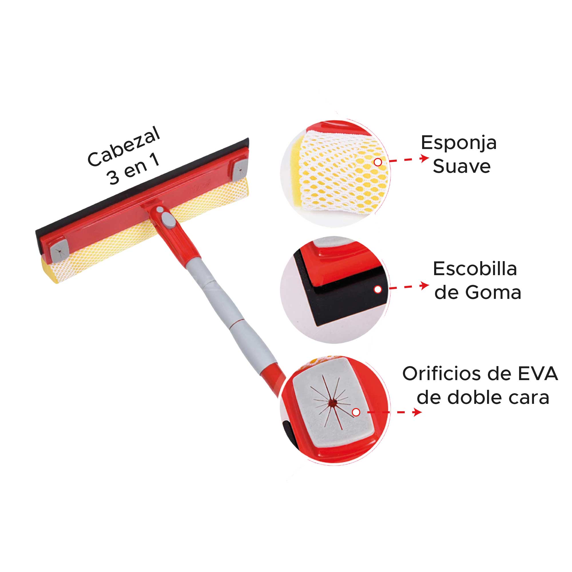 Miniatura 6 de Limpiador de ventanas 25 cm ancho