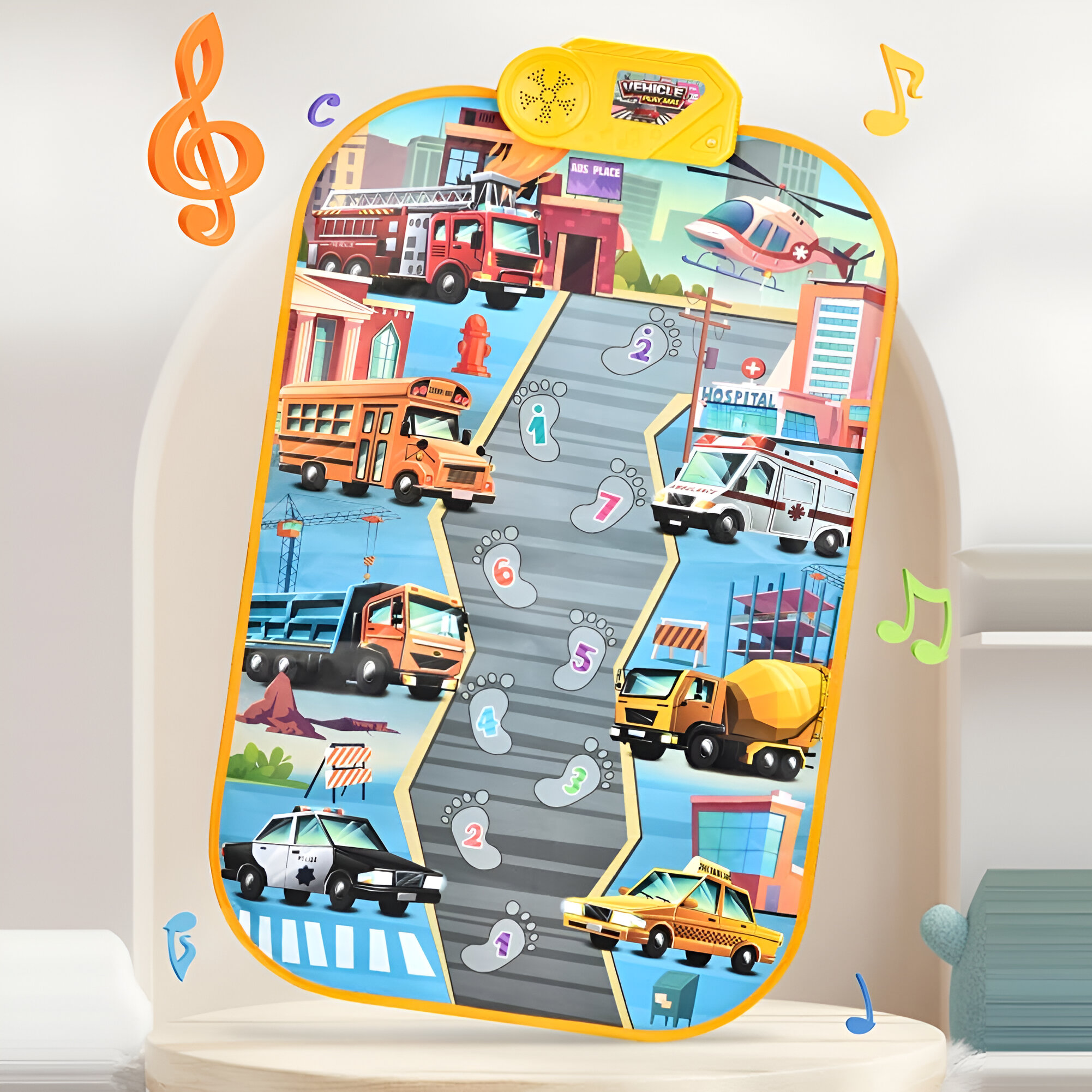 Tapete Musical Interactivo Vehiculos Son
