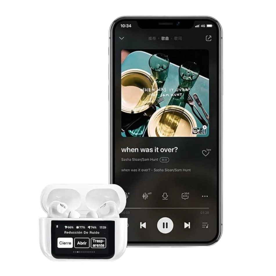 Miniatura 7 de Audífonos Bluetooth A9 Pro táctiles