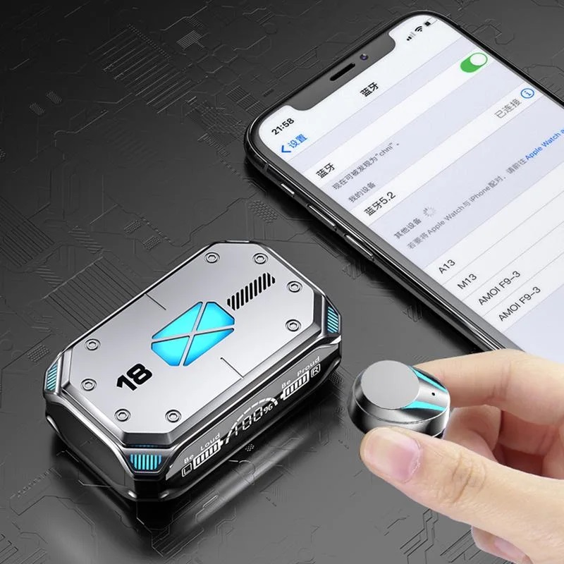 Audífonos M41 Bluetooth con LED