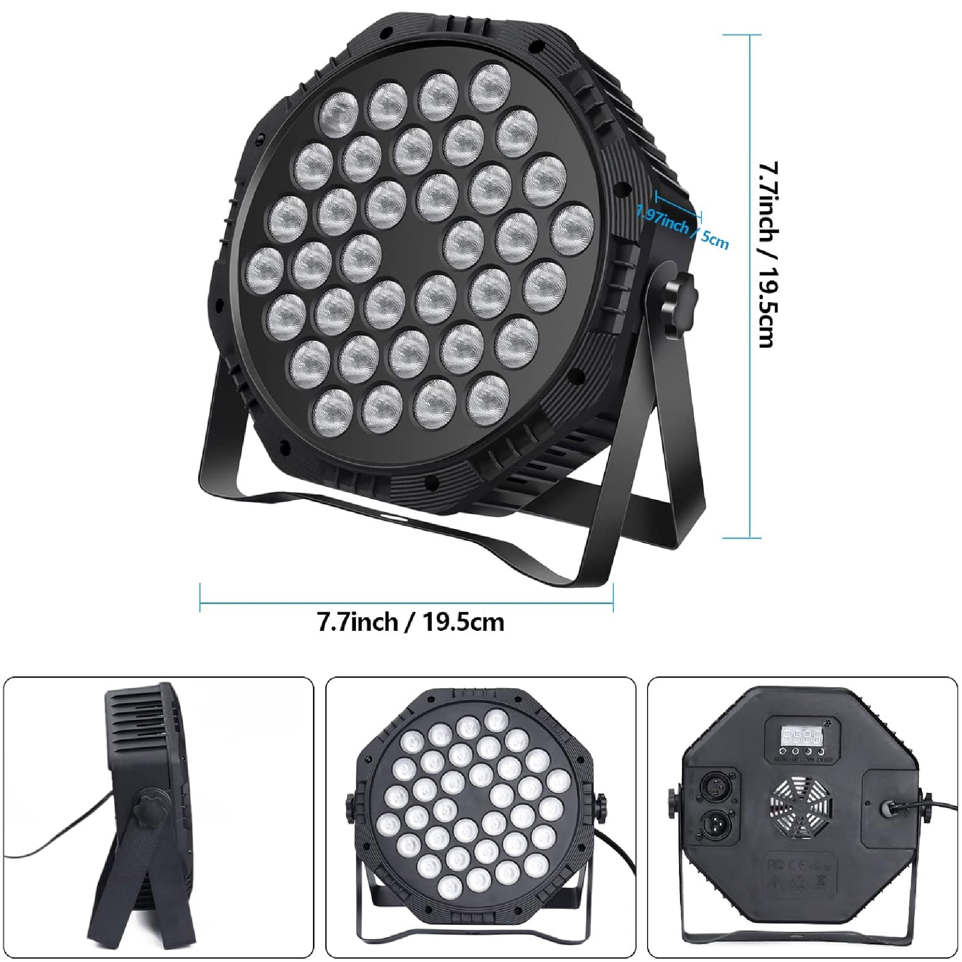 Miniatura 4 de Luces De Escenario Par Led 36 Rgb Strobo