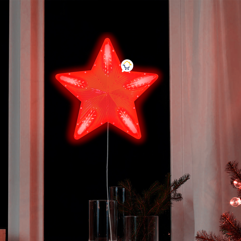 Estrella Luz LED Grande Ventana 2291