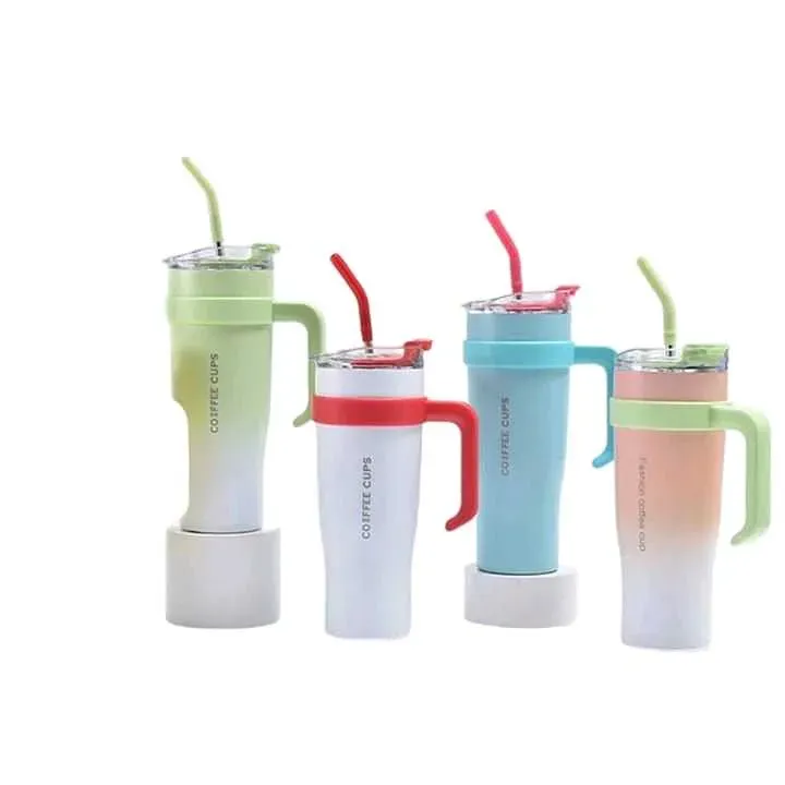 Vaso Termino De Acero Inoxidable 1200ML - color: Azul Degrade