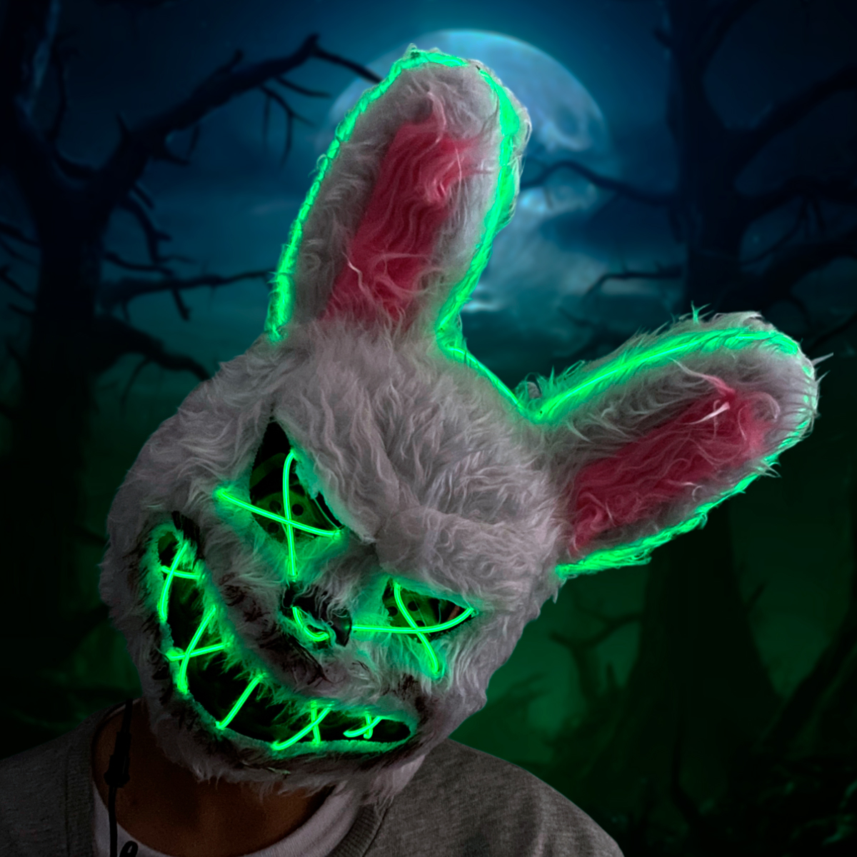 Miniatura 3 de Mascara Conejo Neon Purga OF329NEON