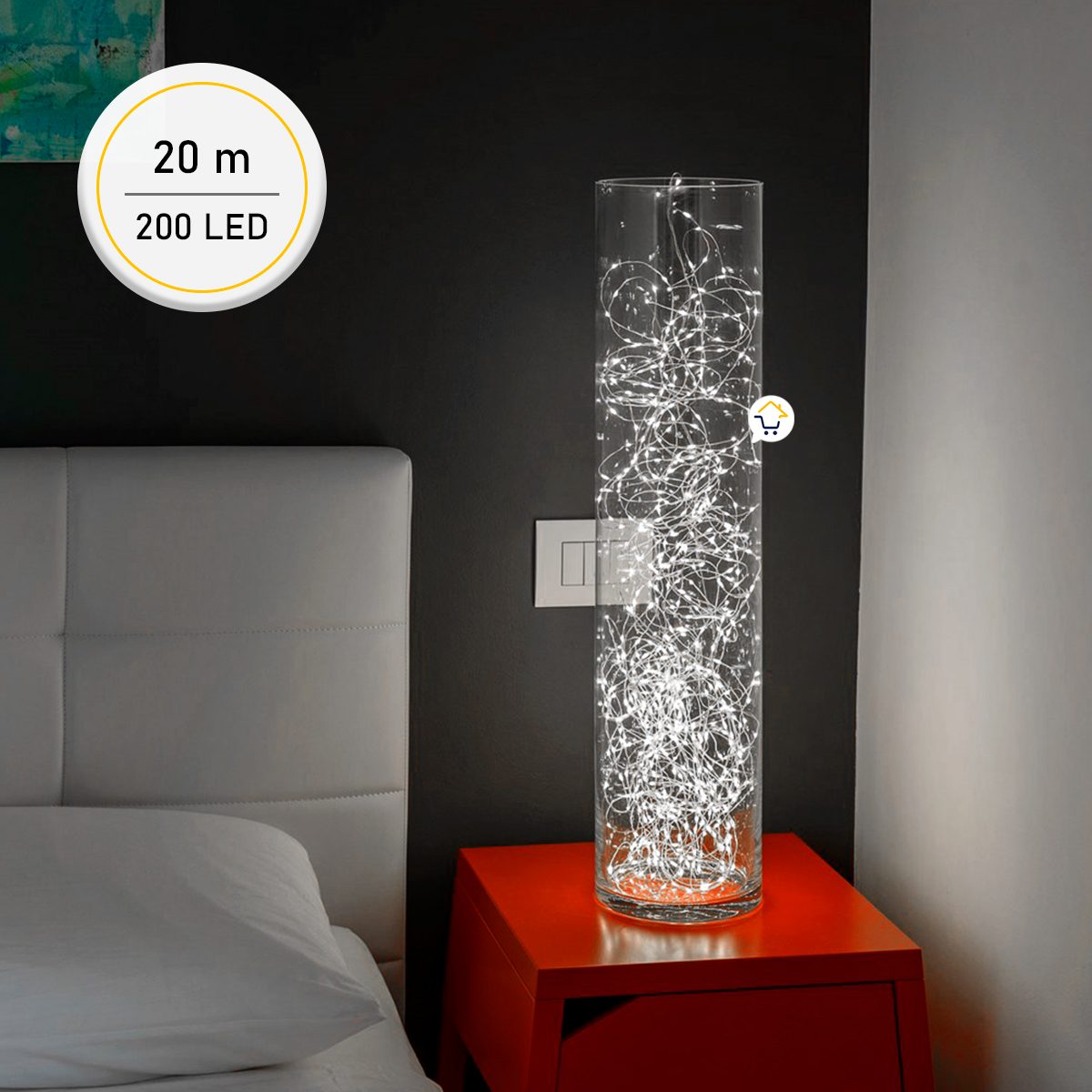 Extension Micro LED 20m 200 Luces 1551