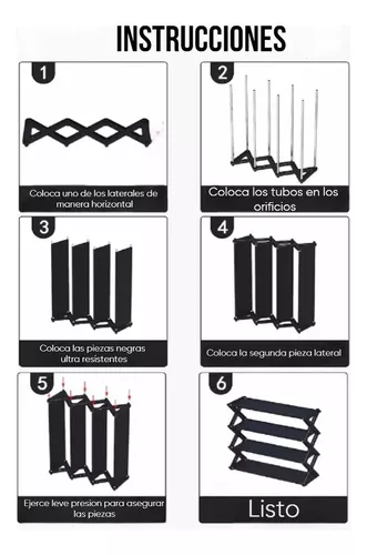 Miniatura 2 de Estante Organizador De Zapatos 5 Niveles