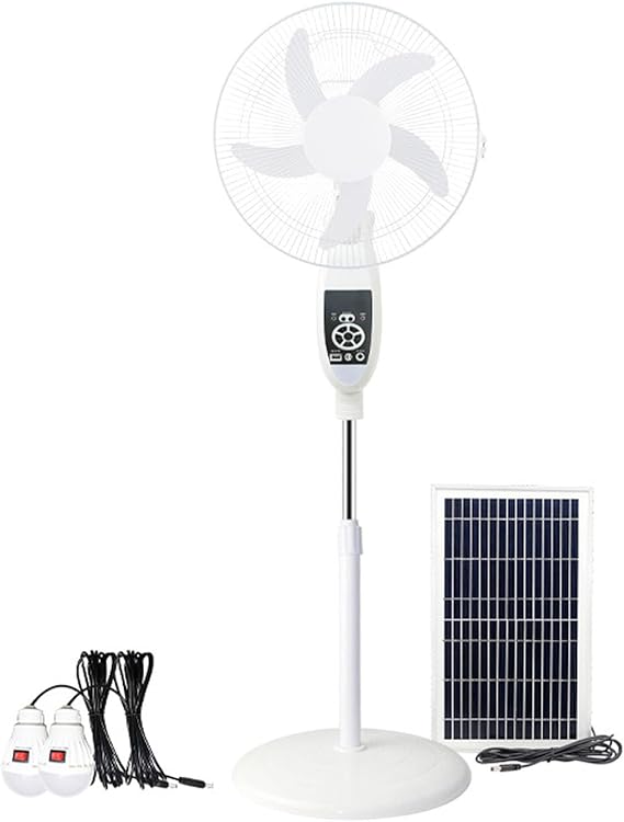 Miniatura 5 de Ventilador Recargable Con Panel Solar