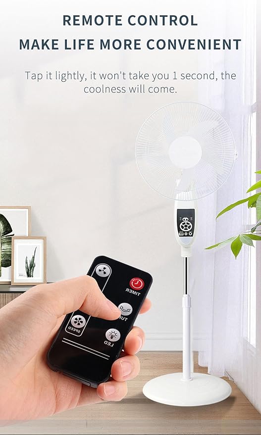 Miniatura 4 de Ventilador Recargable Con Panel Solar