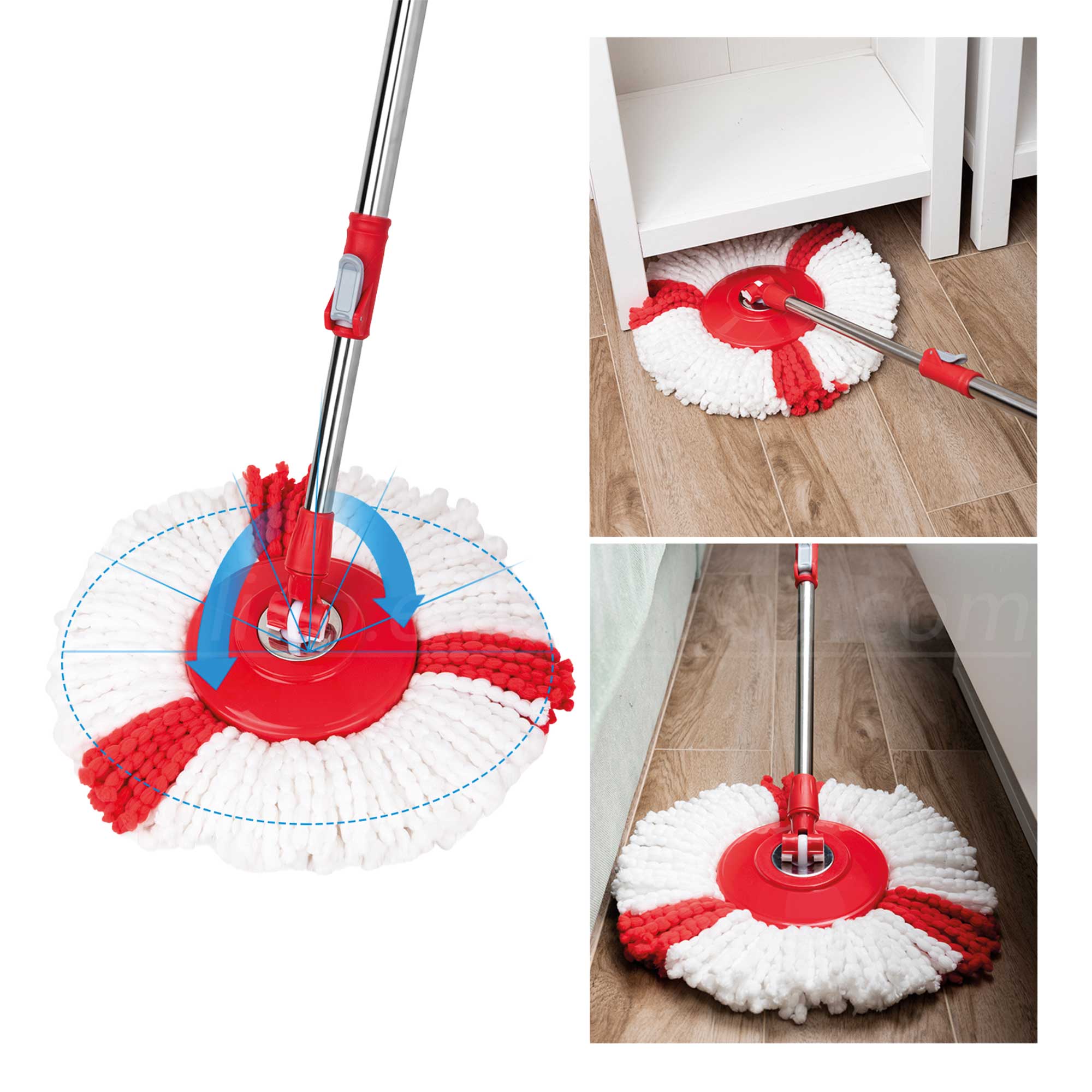 Miniatura 6 de Balde tornado con trapero 6 litros