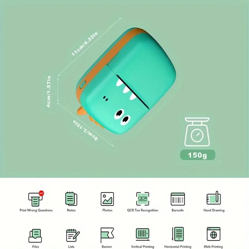 Miniatura 2 de Mini Impresora Portátil Multifuncional