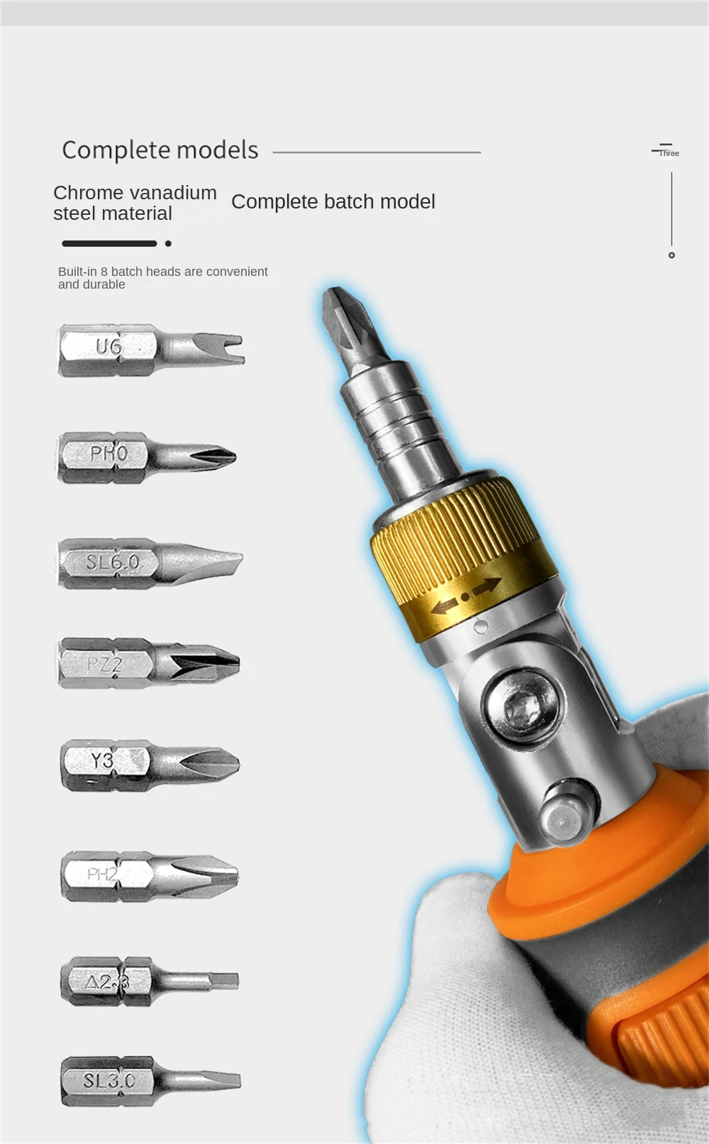 Miniatura 2 de SET DE DESTORNILLADOR MAGNETICO 2050E
