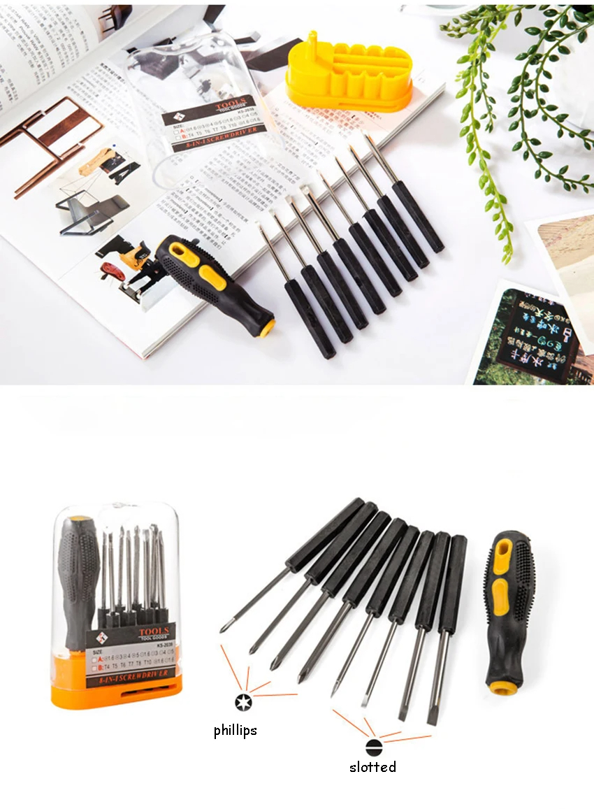 Miniatura 3 de SET DE DESTORNILLADORES TM-2039